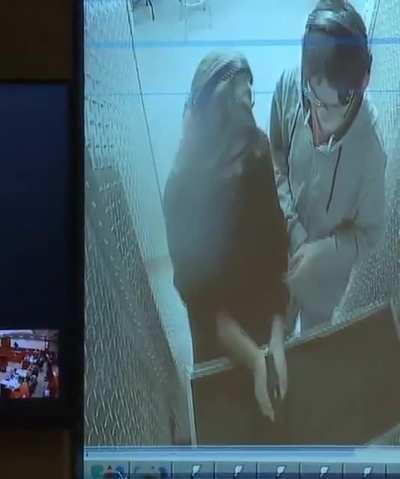 CCTV footage of Ethan Crumbley and his mother practicing with a 9mm Sig Sauer SP 2022 pistol at a local shooting range | Ethan would later use this same gun to murder 4 classmates and injure 7 others at Oxford High School. He was arrested and is currently