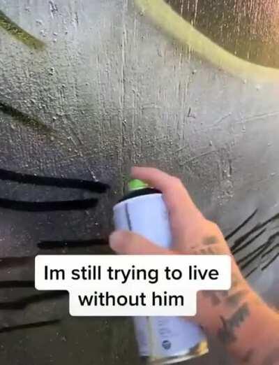 Artist draws an amazing portrait in the memory of his cat which passed away