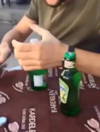 to open a beer with your phone
