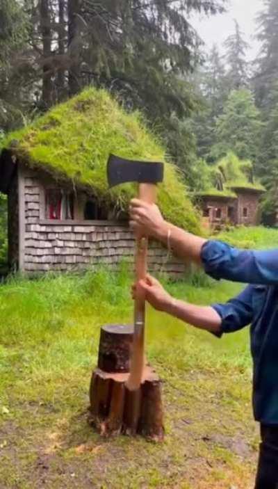 I wanted to know why he made these but I'm too afraid to axe