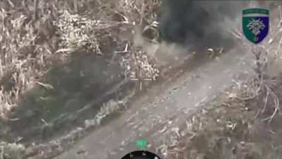 Drones of the 38th Marine Brigade of Ukraine drop VOGs and grenades on Russian infantry in the Pokrovsk direction