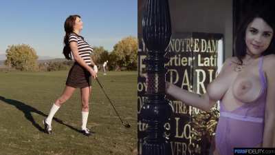 Bouncing Tits Gabbie Carter