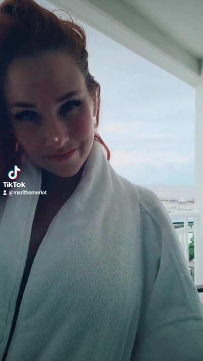 Watch @marithemerlot show off her bikini and assets