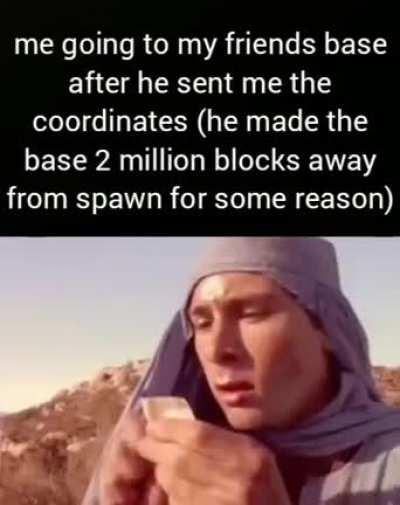 average /tp fan VS going on a 4 day long crusade enjoyer