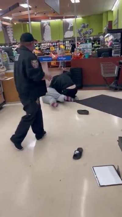 Fight at the grocery store I work at