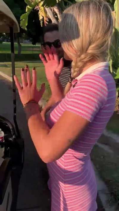 Creampied in public..