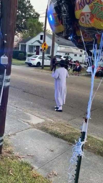 busted a move out of nowhere