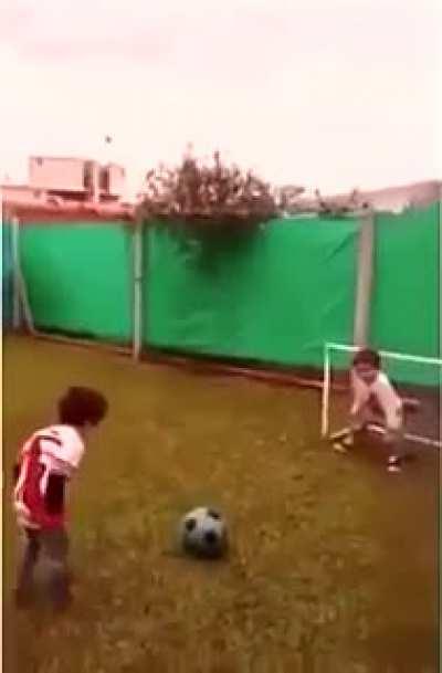 Scott Sterling as a child