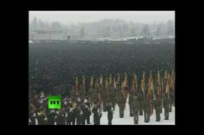 N Sanity Island over Kim Jong Il's funeral