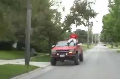 DBS trying a dumb stunt like this! YOLO