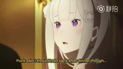 [Media] An evil looking tracksuit guy teaching Emilia to do bad thing in his bedroom at night