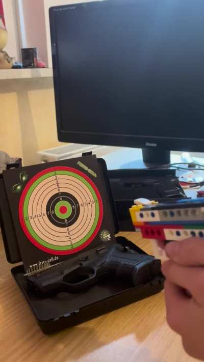 Colt 1908 vest gun (Semi automatic blowback rubberband pistol)