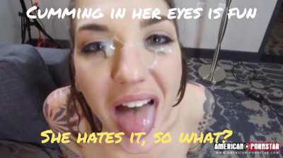 Pink eye? So what? Normal wear and tear cunt