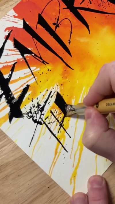 Embrace the Chaos (ruling pen)