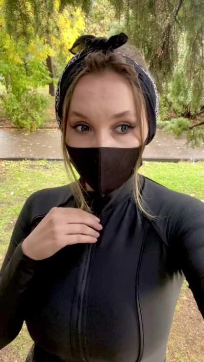 here are two takes.. 1st - I got caught by stranger, 2nd - successful flash :)