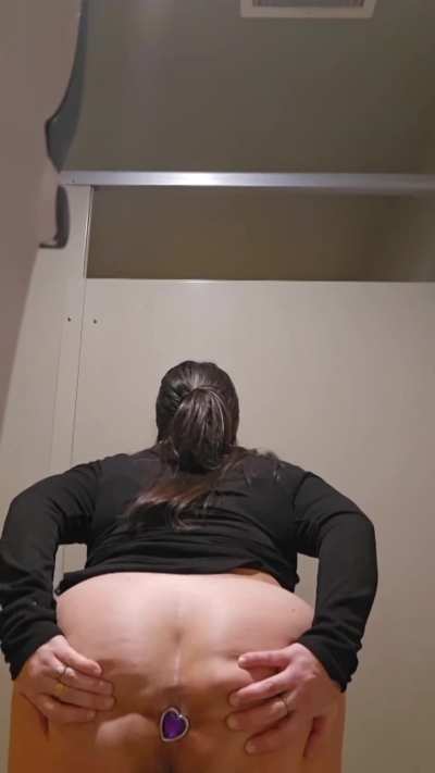 Wearing my plug at work 