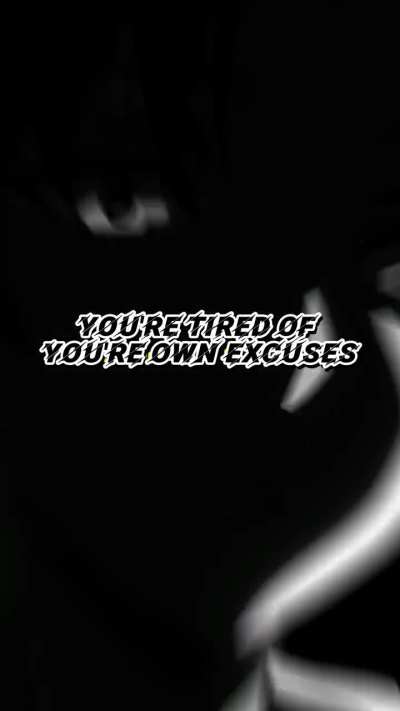 STOP MAKING EXCUSES
