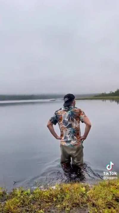 And so he sinks, never to be seen again...