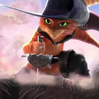 Puss in Boots in Attack on Titan