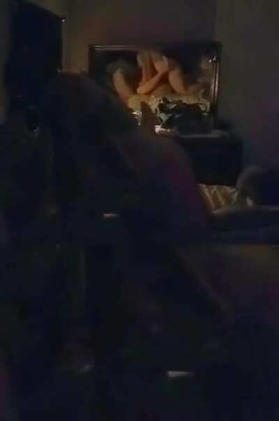 Thought I’d expose my mom, she was caught cheating when my dad was out of town, this was captured on a hidden camera I set up.