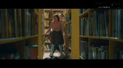 She came in middle of night to catch the bus ,she was super horny to wet the floor. Stranger helped to meet her heat in between library Walls .