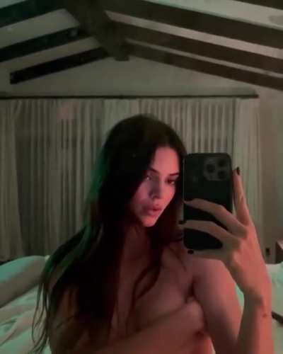 Kendall Jenner topless tease