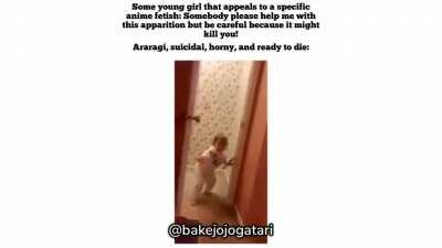 Araragi is always horny and ready to die