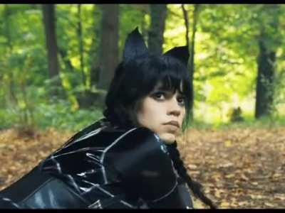 Jenna Ortega Kitty Suit From Wednesday 