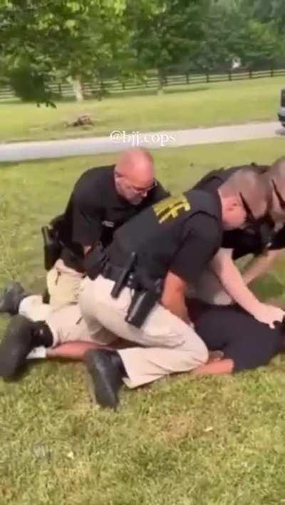 to taser a man already on the ground