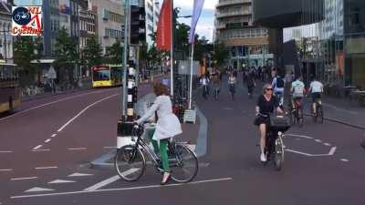 A busy morning in the Netherlands..