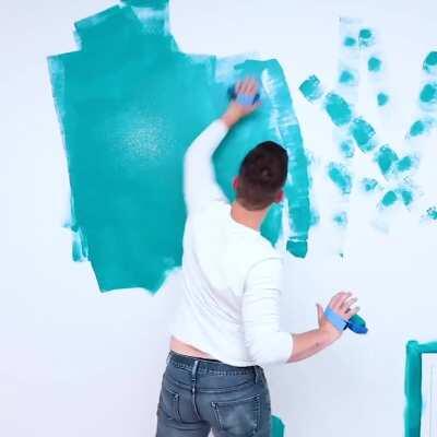 I design unnecessary products ideas so I created the Paint-ercise Hand Rollers.