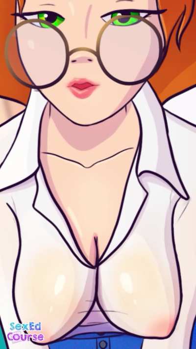 Showing off her big tits[SexEd Course](AlmondRaf)