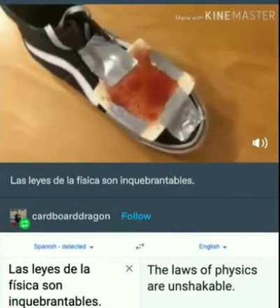 UNA FUERZA IMPARABLE VS UNA INMOVIL