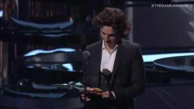 When todd realize that he didn't won any awards at the game awards 