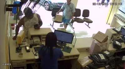 Here is a reason to keep one in the chamber, can you imagine trying to rack one in this scenario.