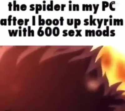 F for all the spiders that have suffered 🫂