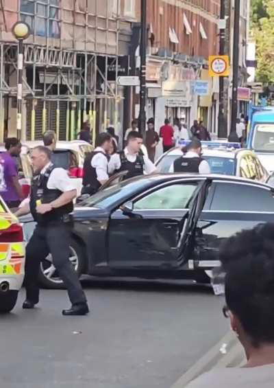 Brixton Police Chase Ends In A Crash