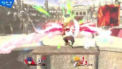 Marth tipper ASMR, but in a stage builder combo