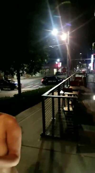 Cops Enjoying The show