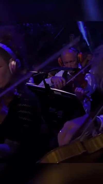 Orchestra performing at festival