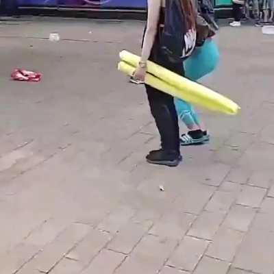 Craziness in the UK - Mobs attack Police