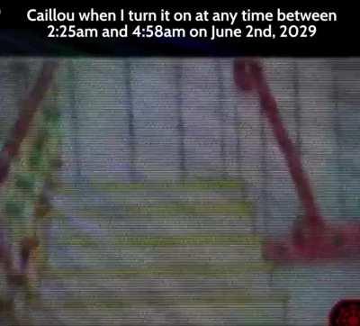 I love Caillou I love Caillou I love Caillou