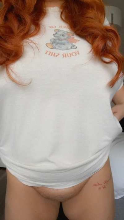 everyone wants a chubby redhead gf until they find out im addicted to creampies