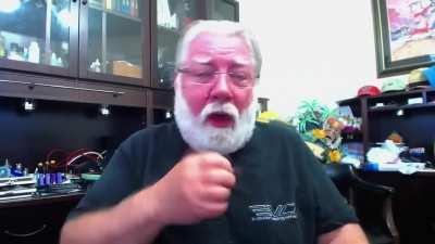 I thought the old man was going to explode!