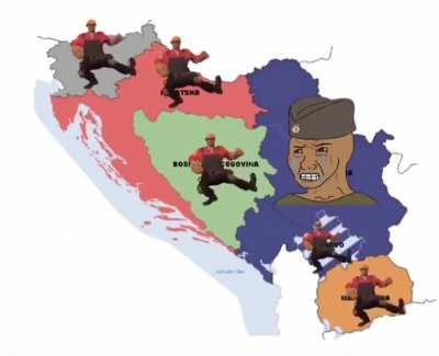 Slovenia😕 Croatia😤 NMK🤔 Bosnia😡 Montenegro😴 Kosovo🤬👿🤬