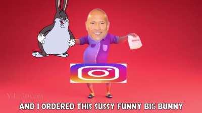 the rock eats big chungus and fards alot.