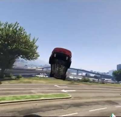 If GTA 6's driving is like this over the more grounded and realistic physics in 4 I'll be dissapointed. Not even 3D era GTA's had this crap.
