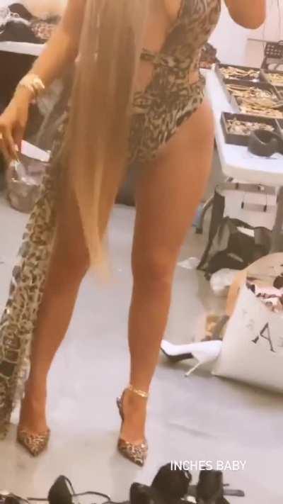 She’s on fire today