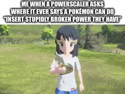 Pokedex says she makes black holes. Deal with it.