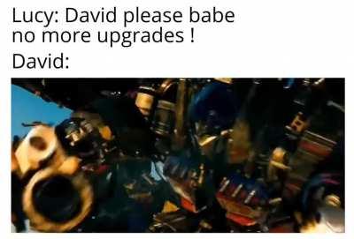 Ironically his final form is him turning into a robot basically